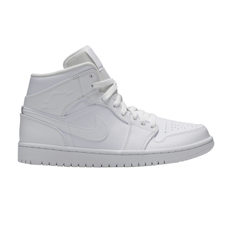 Air Jordan 1 Mid Triple White (2020)