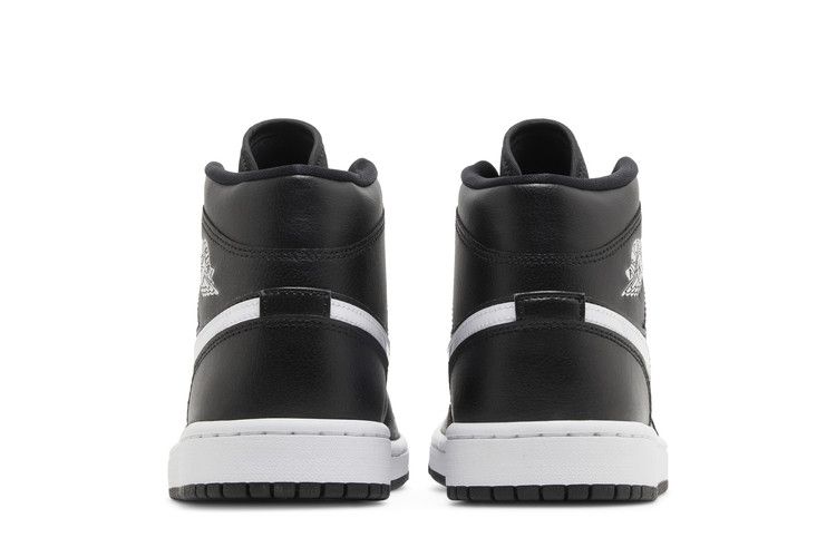 Air Jordan 1 Mid Black White (Women's)