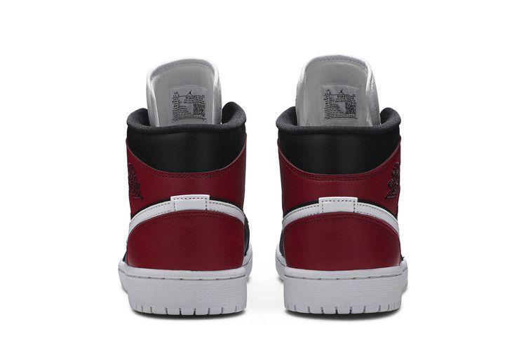 Air Jordan 1 Mid Black Noble Red (Women's)