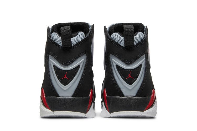Air Jordan True Flight Black Varsity Red Wolf Grey