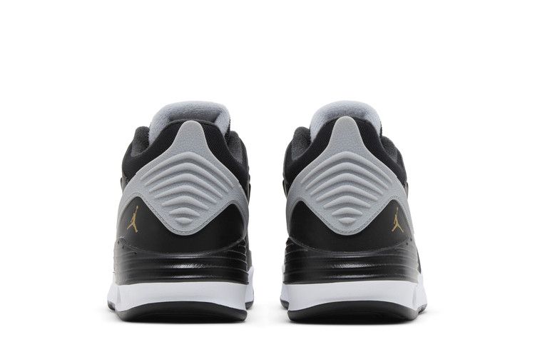 Air Jordan Max Aura 5 Black White Wolf Grey Metallic Gold