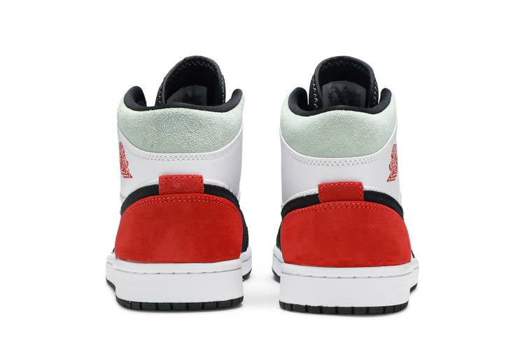 Air Jordan 1 Mid SE Red Black Toe