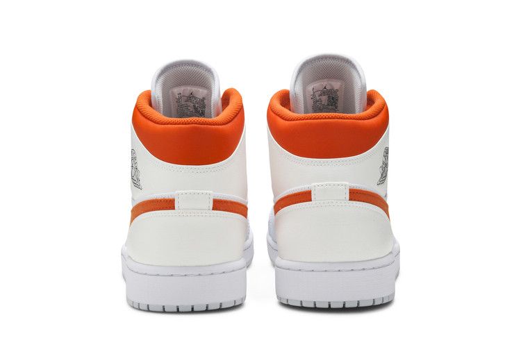 Air Jordan 1 Mid Starfish Pure Platinum