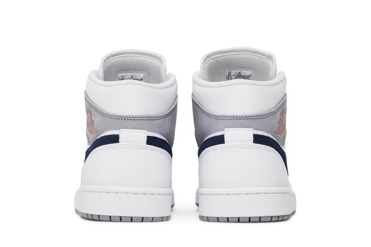 Air Jordan 1 Mid Paris White