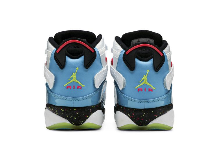 Air Jordan 6 Rings White Light Blue Fury Cyber