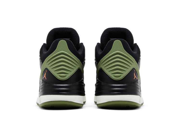 Air Jordan Max Aura 5 Black Bright Mandarin Sail Sky J Light Olive