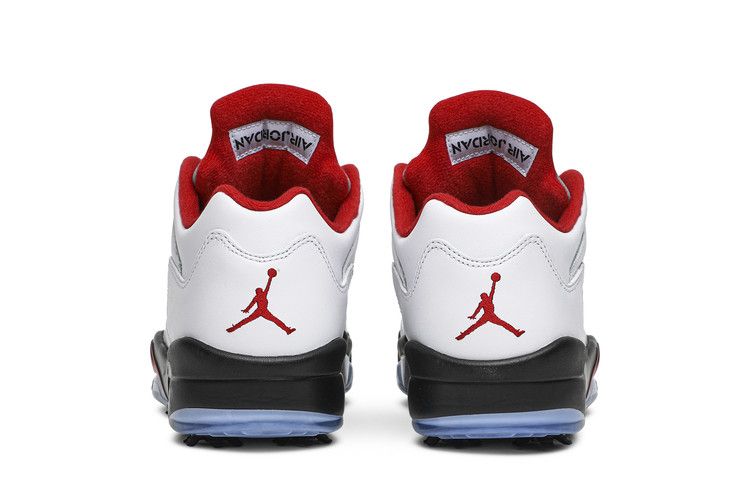 Air Jordan 5 Retro Low Golf Fire Red (Silver Tongue)