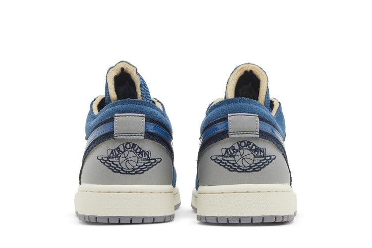 Air Jordan 1 Low SE Craft Obsidian French Blue Ashen Slate White
