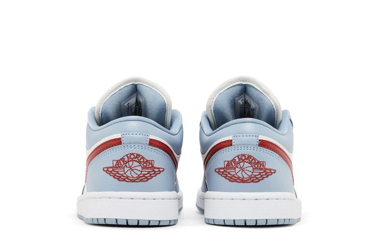 Air Jordan 1 Low Blue Whisper Dune Red (Women's)