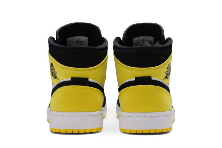 Air Jordan 1 Mid Yellow Toe Black