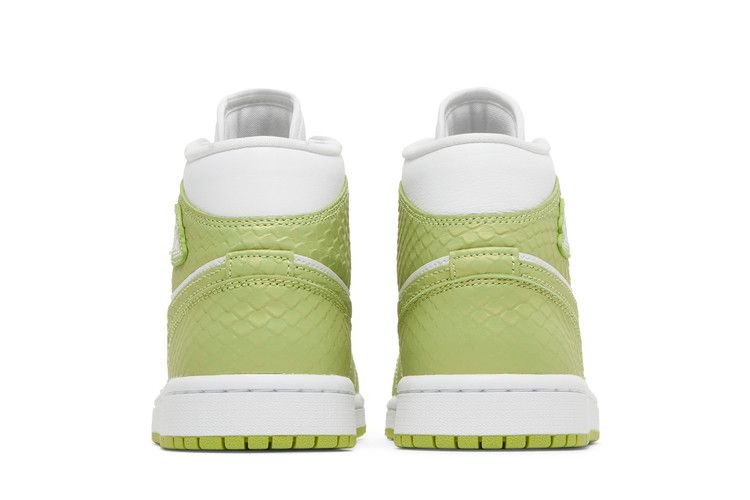 Air Jordan 1 Mid Green Python (Women's)