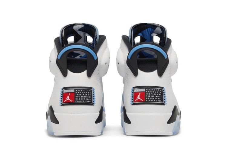 Air Jordan 6 Retro UNC White