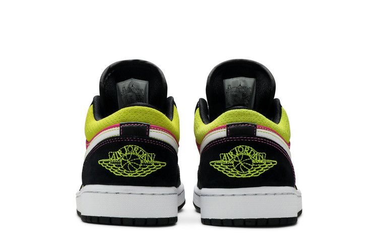 Air Jordan 1 Low Black Active Fuchsia Cyber