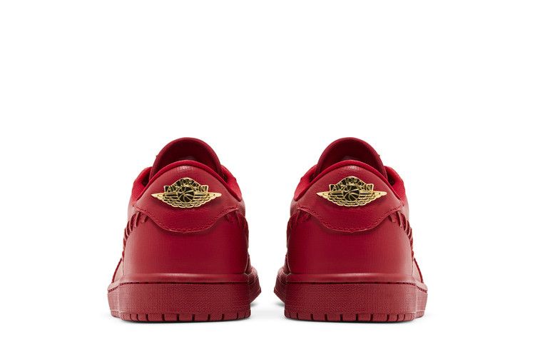 Air Jordan 1 Low Method of Make Gym Red Metallic Gold (Women's)