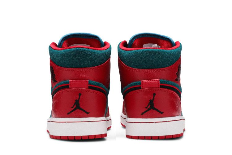 Air Jordan 1 Mid Gym Red Black Dark Sea