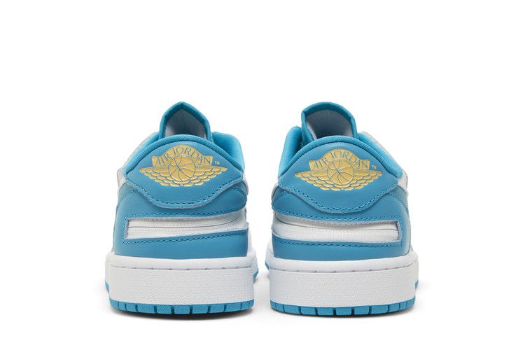 Air Jordan 1 Low FlyEase White Aquatone Celestial Gold