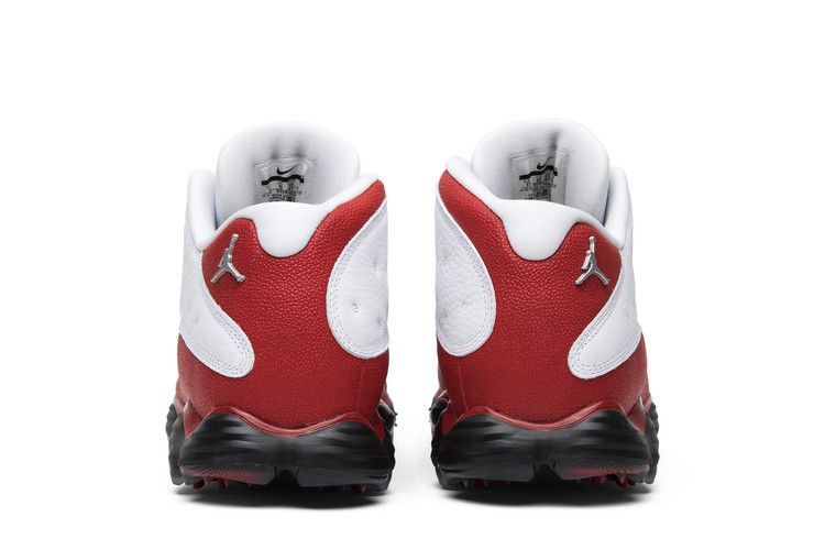 Air Jordan 13 Retro Golf Cleat White Red