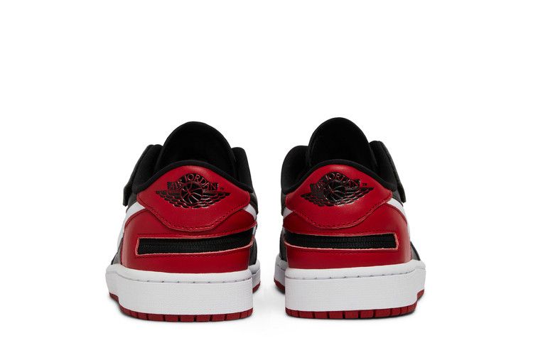 Air Jordan 1 Low FlyEase Black White Gym Red