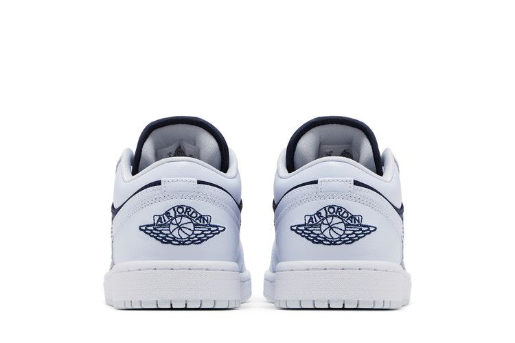 Air Jordan 1 Low SE Football Grey White Gym Red Midnight Navy (Women's)