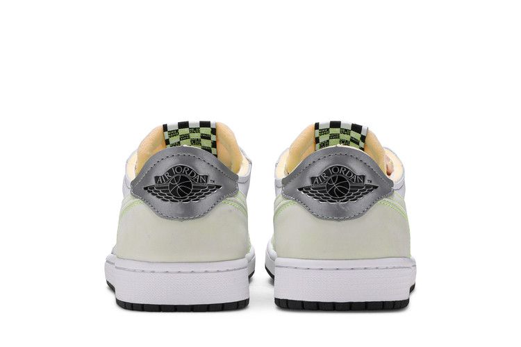 Air Jordan 1 Retro Low White Ghost Green Black