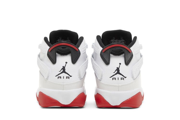 Air Jordan 6 Rings White University Red Black