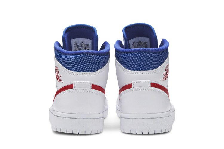 Air Jordan 1 Mid White Red Royal (Women's)