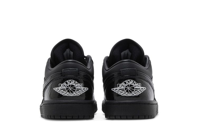 Air Jordan 1 Low SE Patent Elephant Black (Women's)