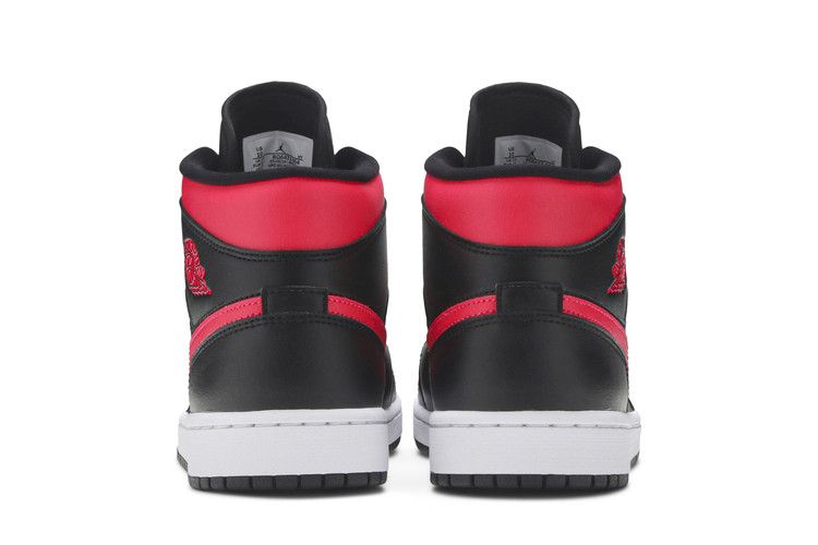 Air Jordan 1 Mid Black Siren Red (Women's)