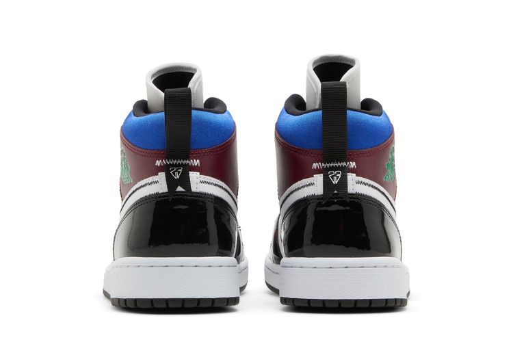 Air Jordan 1 Mid SE Black White Multi-Color (Women's)
