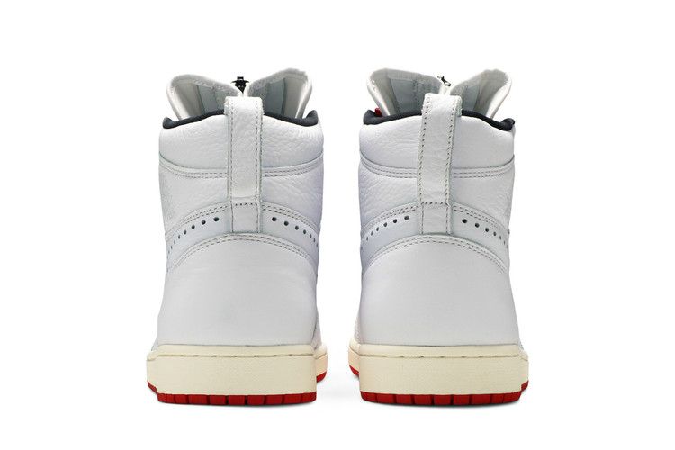 Air Jordan 1 Retro High Zip White University Red