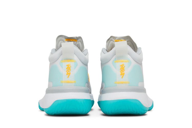 Air Jordan Zion 1 White Dynamic Turquoise