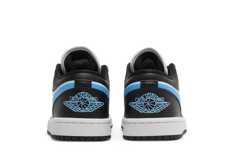 Air Jordan 1 Low Black University Blue White (Women's)