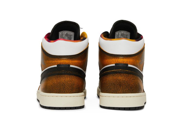 Air Jordan 1 Mid SE Orange Wear Away