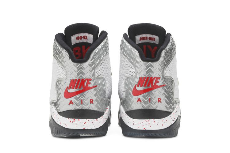 Air Jordan Spike Forty PE White Fire Red Black