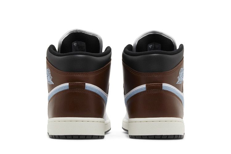 Air Jordan 1 Mid SE Brown Blue Grey