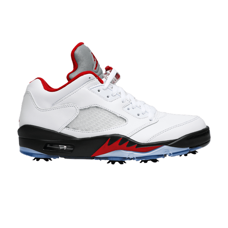 Air Jordan 5 Retro Low Golf Fire Red (Silver Tongue)