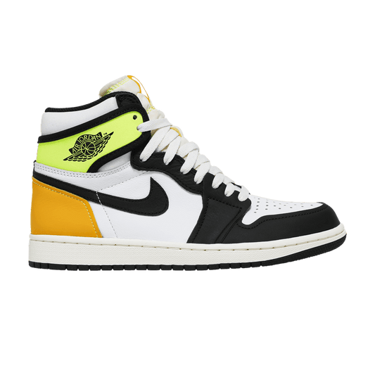 Air Jordan 1 Retro High White Black Volt University Gold