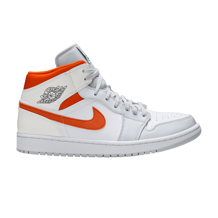 Air Jordan 1 Mid Starfish Pure Platinum