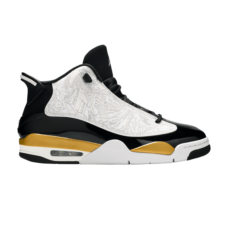 Air Jordan Dub Zero Black Metallic Gold White