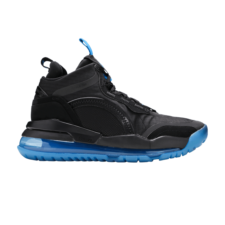 Air Jordan Aerospace 720 Black Blue Fury
