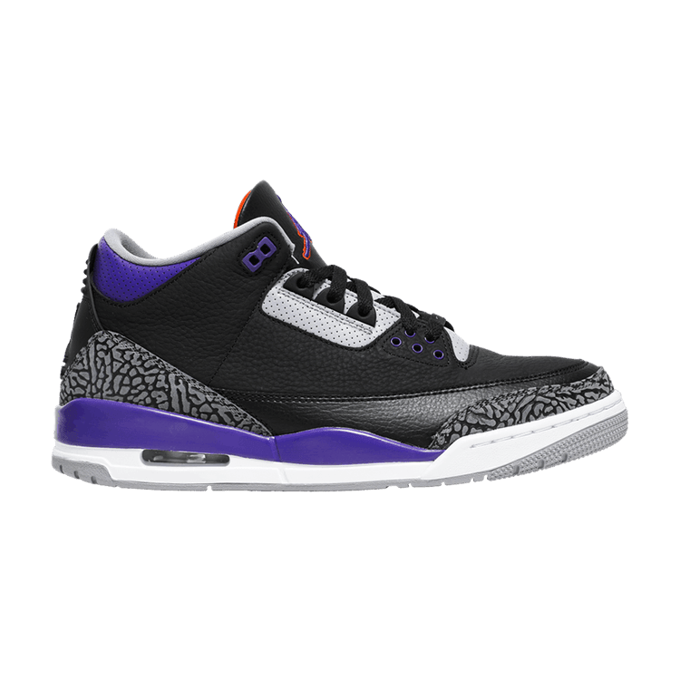Air Jordan 3 Retro Black Court Purple