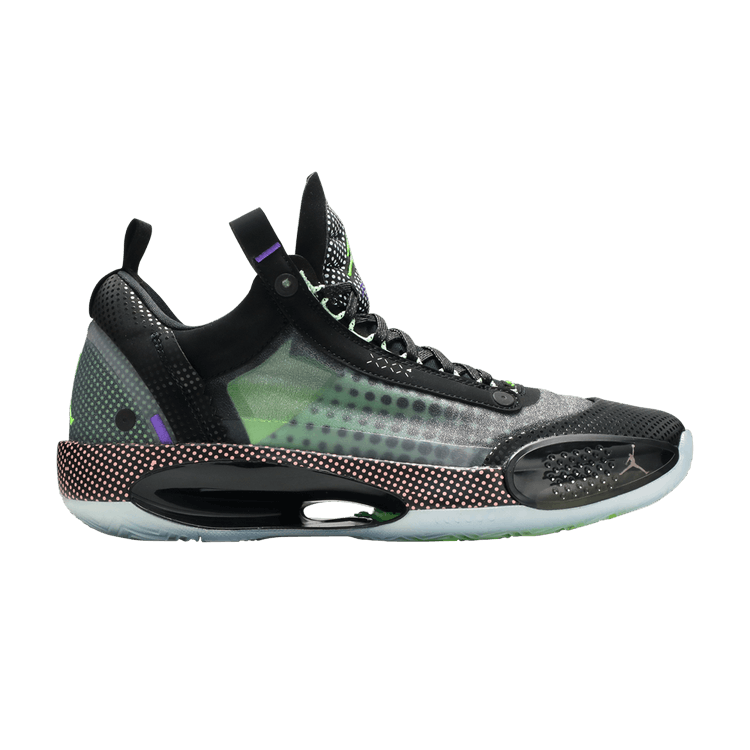 Air Jordan XXXIV Low Black Vapor Green Bleached Coral