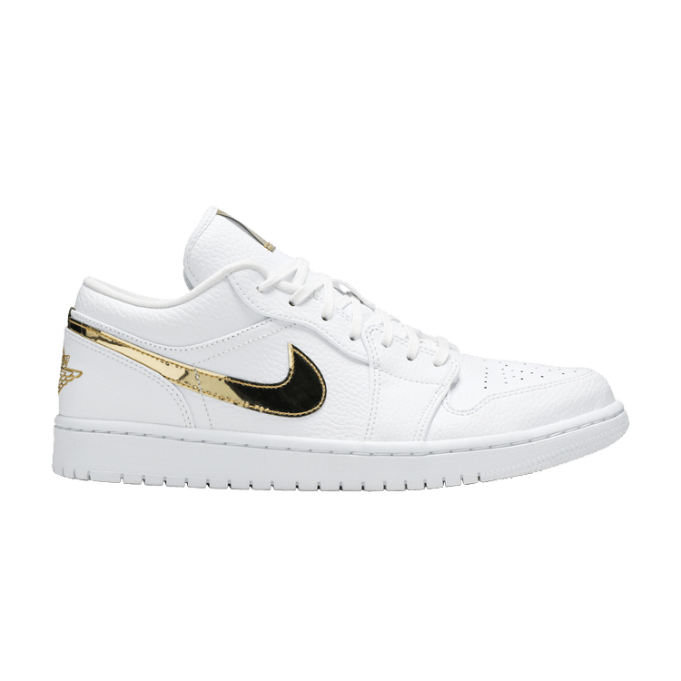 Air Jordan 1 Low White Metallic Gold (Women's)