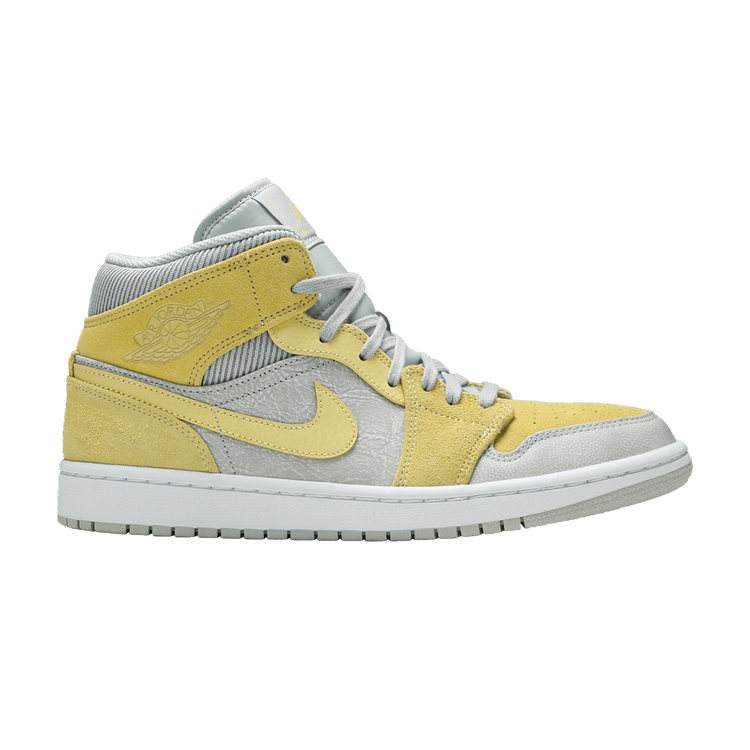 Air Jordan 1 Mid Mixed Textures Yellow
