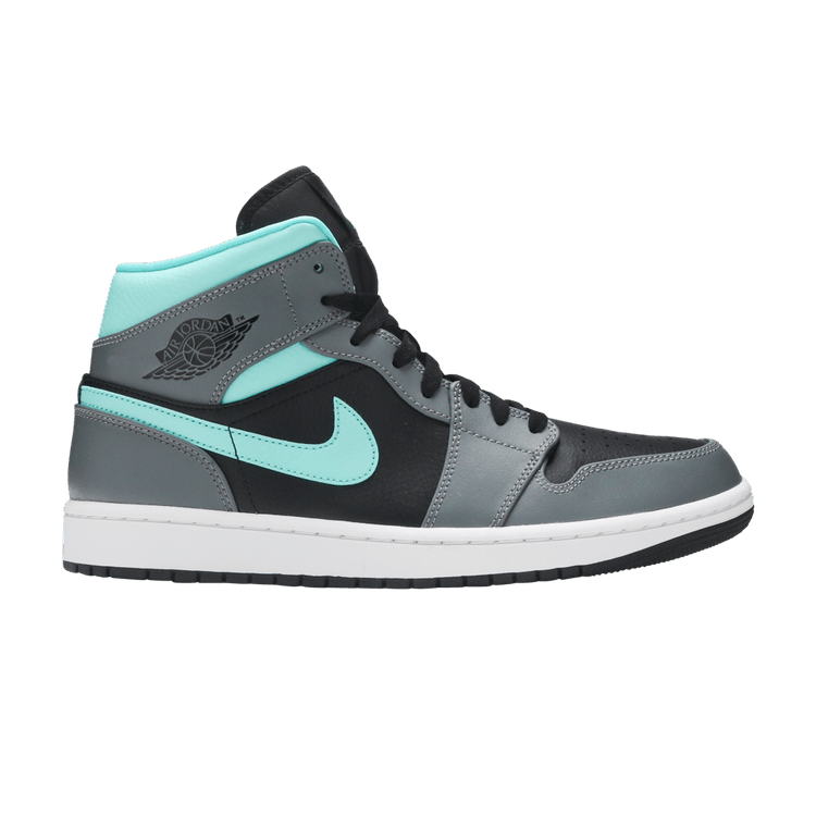 Air Jordan 1 Mid Grey Aqua