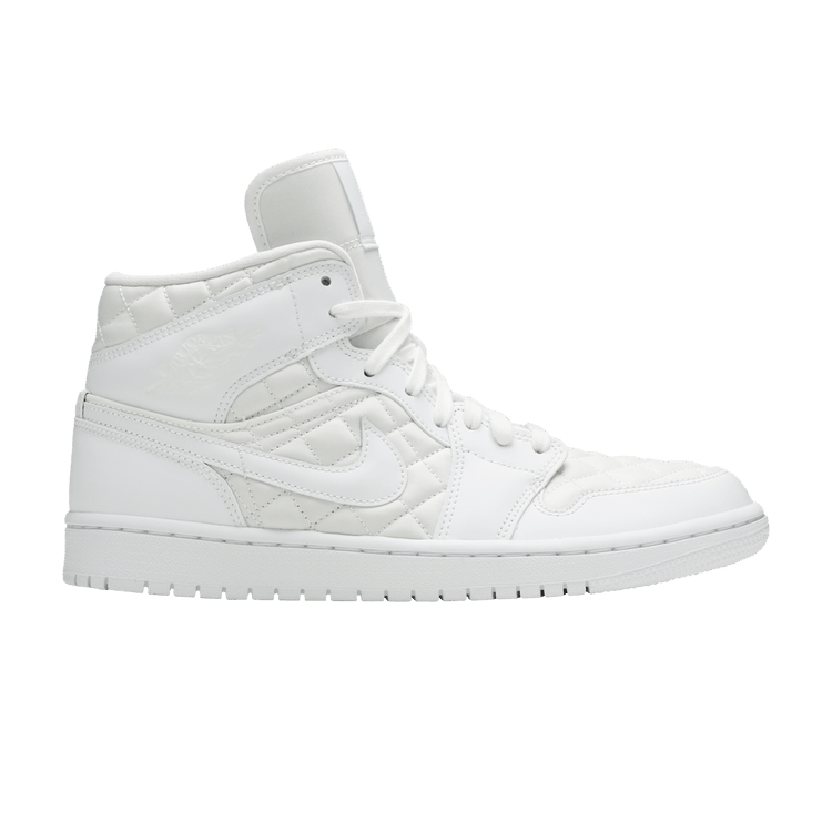 Air Jordan 1 Mid Quilted White (Women's)