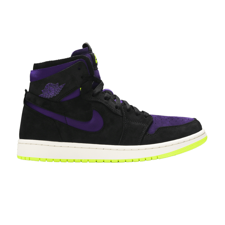 Air Jordan 1 High Zoom Air CMFT Black Court Purple Lemon Venom (Women's)