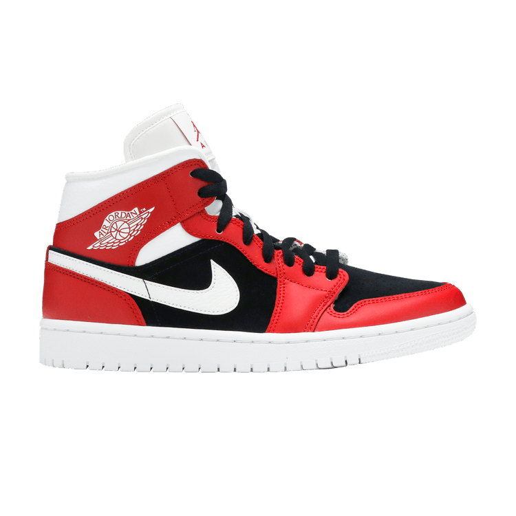 Air Jordan 1 Mid Gym Red Black (Women's)