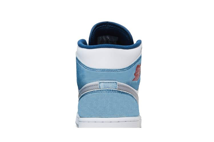 Air Jordan 1 Mid French Blue Fire Red