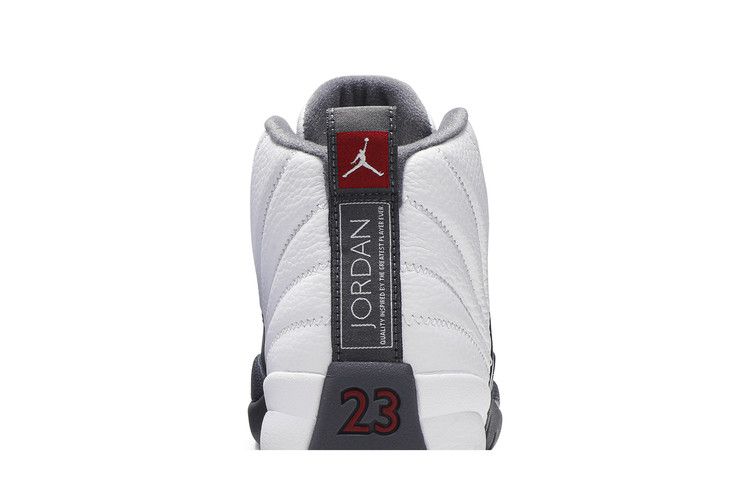 Air Jordan 12 Retro White Dark Grey